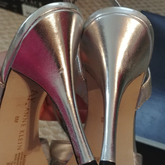 Anne Klein Leather Sandals - Picture 3 of 7